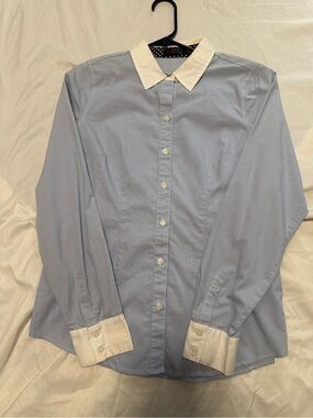 The Limited Light Blue Dress Shirt with White Contrast Collar & Cuffs